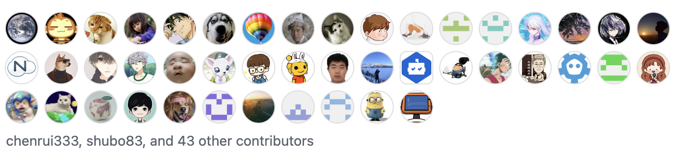 感谢所有参与本次版本v2.10.0贡献的开发者们